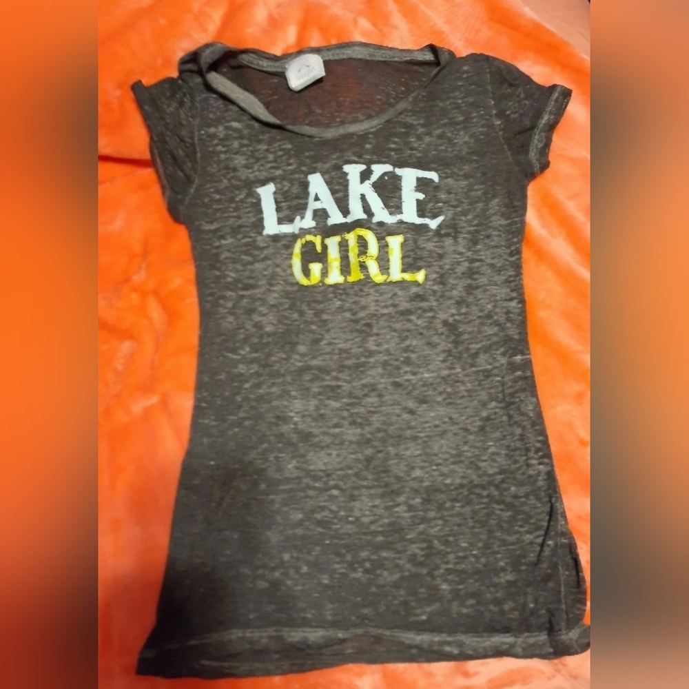 Lakegirl Tee distressed and lightly sheer ( Leaving Soon )